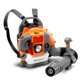 Husqvarna 150B toy leaf blower air flow visual with streamers for realistic play