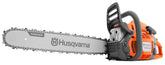 Husqvarna 455 Rancher with a 20-inch bar ready for wood cutting tasks