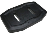 Husqvarna 583838801 composite skid shoe front view with durable construction and quick replacement.