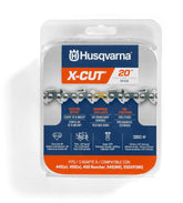 Husqvarna X-Cut SP33G 20-inch chain for durable, precise cutting on professional jobs.