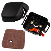 HUSWELL air filter cover for Stihl FS38, improving engine protection and seal.
