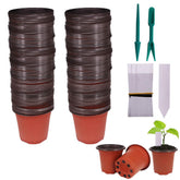 Huvai 4-inch seedling pots for easy starting and transplanting.