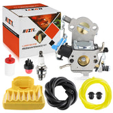 HUZTL 455 Rancher carburetor front view with essential tune-up parts