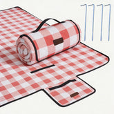 HX&OD picnic blanket folded compact for easy transport and storage