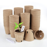 HXSEMAYIG peat pots 3.15 inch seedling with drainage holes, ideal for starting indoors.