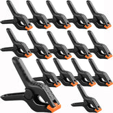 Hxxyilok 16-pack pool cover clips securing a windy pool cover.