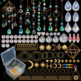 HYBEADS suncatchers contents with beads and frames for creative sun art