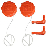 Hyceker gas fuel cap for Echo SRM-225 provides a secure seal and spill-free refueling.