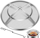 Hydream 27-inch fire pit spark screen cover protects from sparks