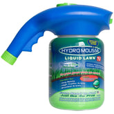 Hydro Mousse Liquid Lawn System with hose-attachment spray for mess-free, precise seed placement.