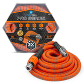 HydroTech Pro Series 75 ft hose outer jacket provides durable protection for heavy outdoor watering tasks