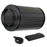 HYDROWE air carbon filter 4 inch front view for efficient ventilation in grow tents