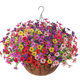 HyeFlora hanging basket with bougainvillea branches adds year-round color