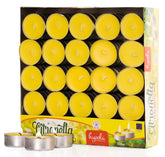 Hyoola citronella tealight candles 100-pack for outdoor evenings with natural fragrance.