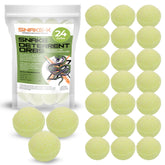 Hyphen X Solutions Snake Orbs outdoor placement near garden beds for natural deterrence.