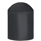 i-Cover round grill cover protecting a 34x41-inch dome grill from rain and dust.
