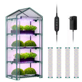 i-SUNSHORE indoor greenhouse frame with four tiers for compact seedling growing