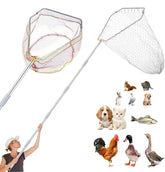 IAOVAW chicken-catching net set with deep bag net for safe poultry handling
