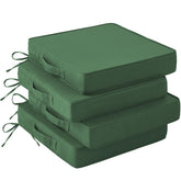 IASEAHK forest green cushions front view highlight plush 30D foam support