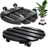 IBGUC plant caddy with wheels featuring a 13-inch platform for easy pot movement.