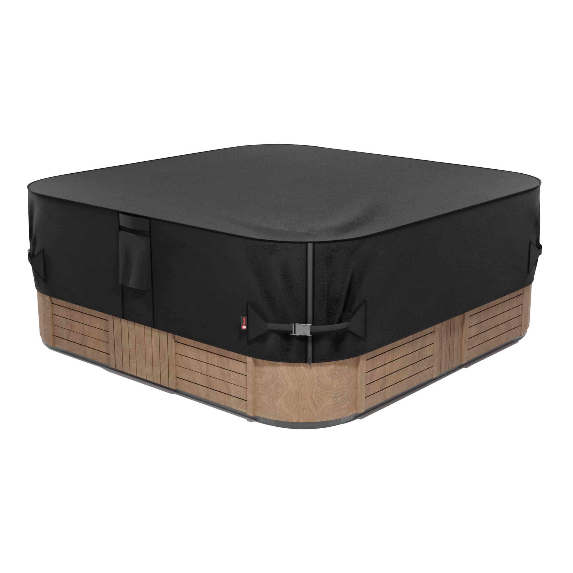 iBirdie hot tub cover 78x78 protects square spa from debris and weather.