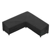 iBirdie outdoor sectional cover on a 100-inch sofa, protecting against sun and rain