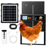 IBKINXX automatic chicken door with wide opening for smooth flock movement