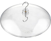 iBorn baffles 13-inch rain guard protecting outdoor bird feeders