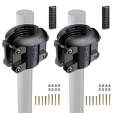 iBorn Squirrel Baffle Bracket with side clamp supports secure baffle setups on bird feeder poles