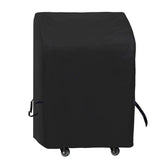 iCOVER small grill cover shows 32x26x43 inches, guarding your grill against rain and sun.