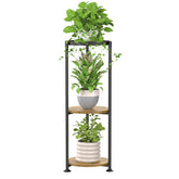 iDavosic.ly 3-tier corner plant stand displays large pots with space-saving support