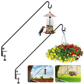 IDZO deck hook on railing holding a bird feeder securely for small spaces