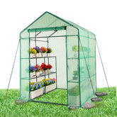 IDZO walk-in greenhouse steel-frame for durable year-round gardening