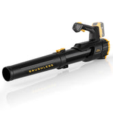 IEBUDA brushless cordless leaf blower with DEWALT 20V compatibility for quick yard cleanup