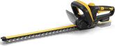 IEBUDA hedge trimmer with 22-inch blade close-up for precise trimming