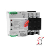 IGEYAPA ATS front view shows compact 3-pole design for reliable transfer