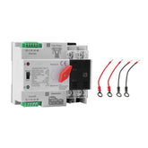 IGEYAPA 100A automatic transfer switch front view with clear status indicators