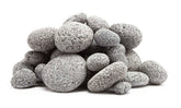 Ignik FireCan lava rocks arranged inside the pit for authentic ambiance.