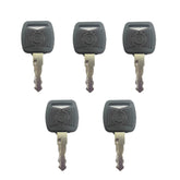 Skytrak ignition key front view showing durable metal construction for reliable starts