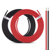 iGreely 10 gauge wire black 30ft for solar panel wiring and durable connections.