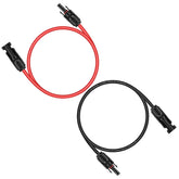 iGreely 3ft red connector for secure outdoor solar panel connections.
