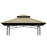 Iheqard grill gazebo canopy top 5x8 showing full outdoor shade