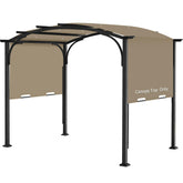 Iheqard pergola replacement cover closeup of waterproof fabric for durability