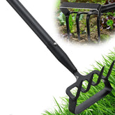Ihomepark garden hoe with dual-head design for efficient weed loosening and safe root care