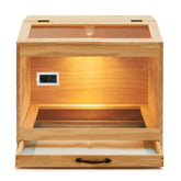 IKILEOGY Brooder Box with heat lamp kit keeps chicks warm and safe.