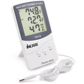 iKKEGOL dual-sensor LCD thermometer with outdoor probe for easy indoor-outdoor monitoring