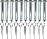 IKSI shear pins 10-pack closeup for quick snowblower repairs.