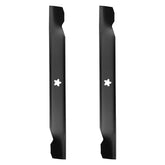 ILONPA 138971 blades pack front view, ready for efficient 42-inch deck mowing.