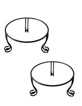 iLTreFlo gazing ball stand supports 10–12 inch globe outdoors for elegant decor.