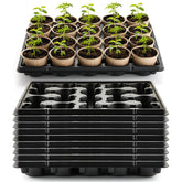 RooTrimmer 20-Cell Plant Trays for 3.15-Inch Pots – Holds 200 Peat Pots (10 Packs)